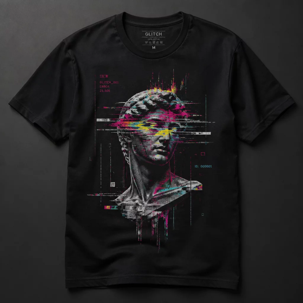 Desain Neon Glitch
